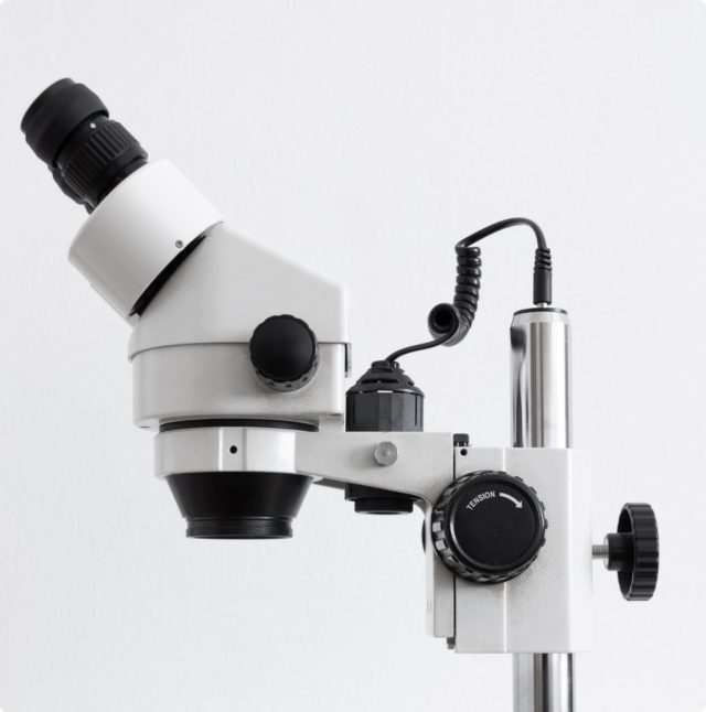 LED Lab Binocular Compound Microscope